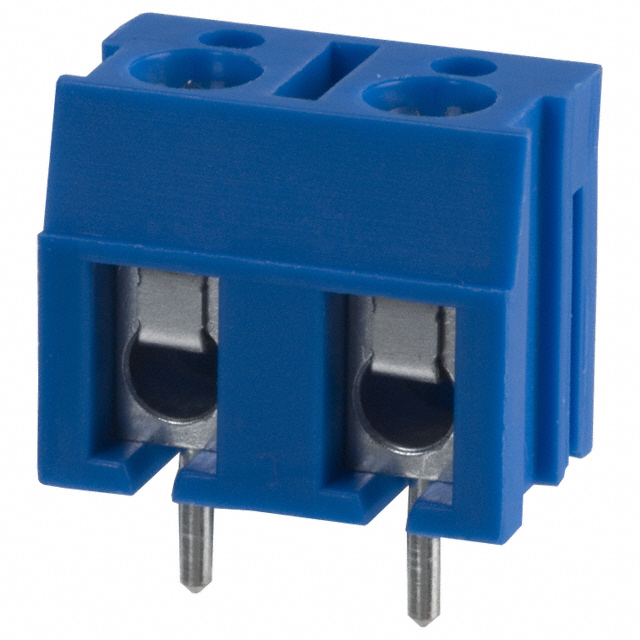 2 Position Wire to Board Terminal Block Horizontal with Board 0.295 (7.50mm) Through Hole